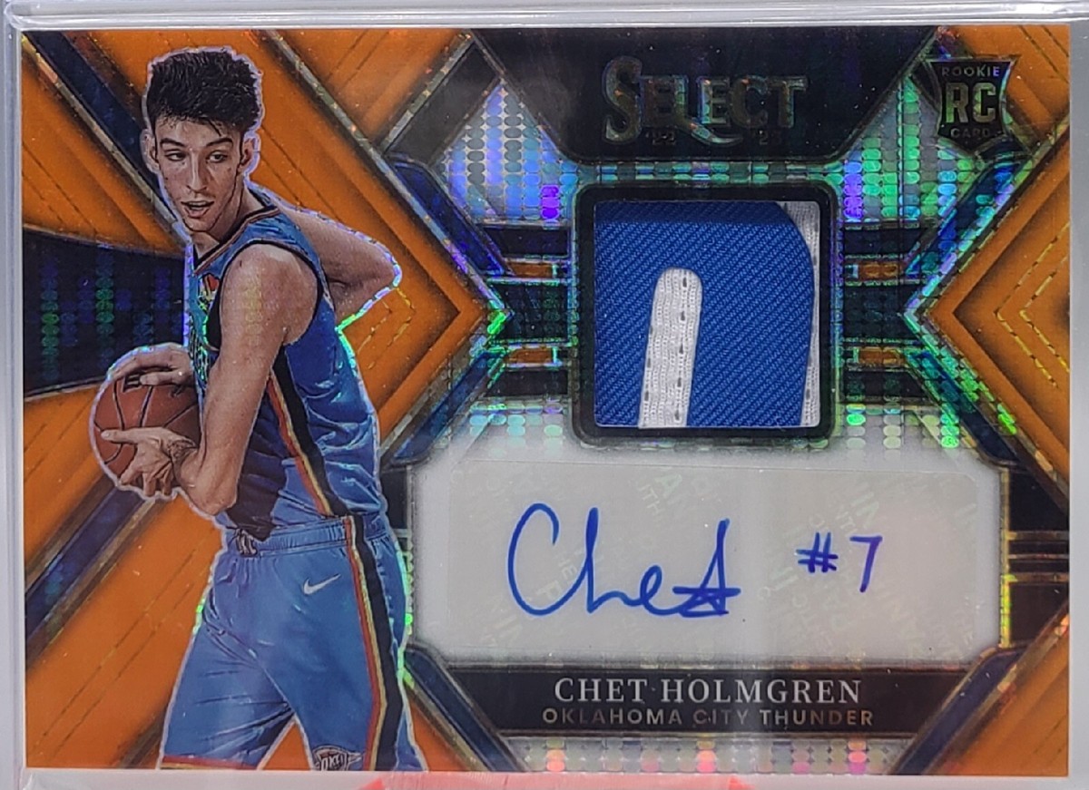 その他 Chet Holmgren auto 2022-23 Select Basketball - Chet Holmgren - FOTL Auto Orange