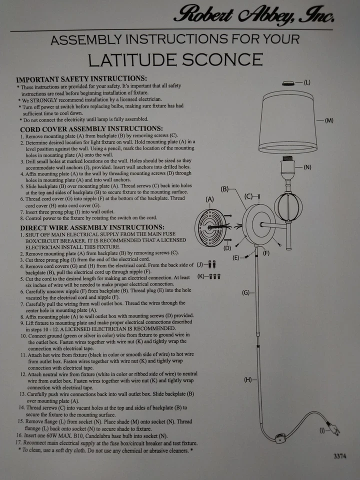 Aplique de pared de níquel antiguo oscuro Robert Abbey Latitude Foto 3 de 3