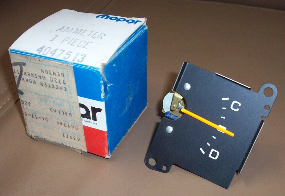 1980 - 1983 Dodge Mirada / Chrysler Cordoba Ammeter NOS Mopar 4047513 80 - 83 - Image 3 of 4
