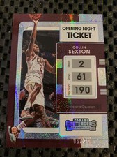 COLLIN SEXTON 2021-22 CONTENDERS SHIMMER FOTL OPENING NIGHT TICKET #05/25 Card86