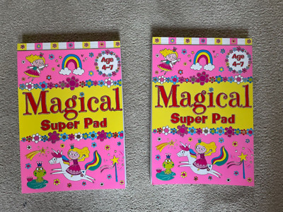 2 x Magical Super Block Kopie Farblabyrinthe Zeichenbücher BRANDNEU