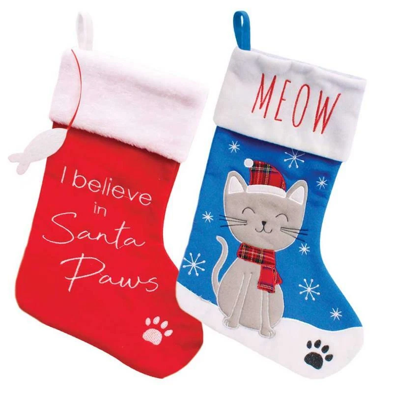 Bas de Noël chat - Photo 1/1