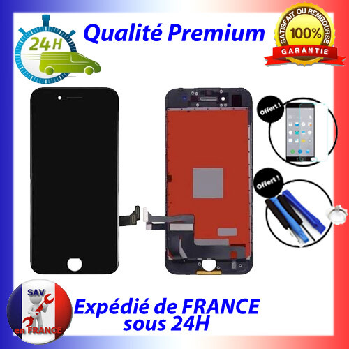 ECRAN LCD POUR IPHONE XR NOIR VITRE TACTILE SUR CHASSIS + OUTILS + JOINT