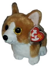 Ty Beanie Baby - COLIN the Pembroke Welsh Corgi Dog 6" MWMTs Stuffed Animal Toy