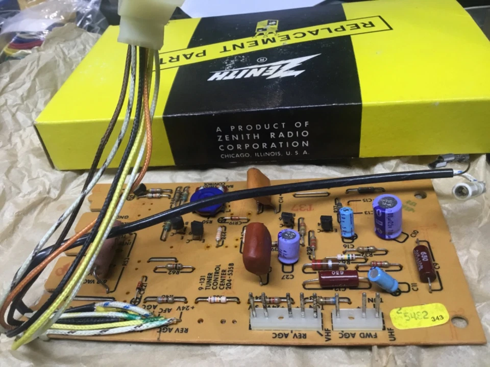 Zenith TV Radio Part No 9-131 Tuner Control CTR Center NOS New - Image 2 of 2