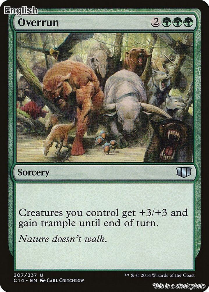 Magic Overrun 207 Uncommon Commander 2014 NM
