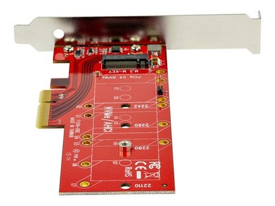 StarTechcom x4 PCI Express auf M.2 PCIe SSD Adapter Controller RAID M.2 SATA NVMe