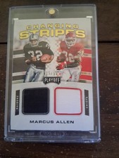 Panini 2020 Playoff Changing Stripes Prime Marcus Allen Raiders Chiefs #CS-MA /…