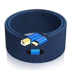 50ft USB to USB B Printer Cable - Active, High Speed, with Printers, Scanners...