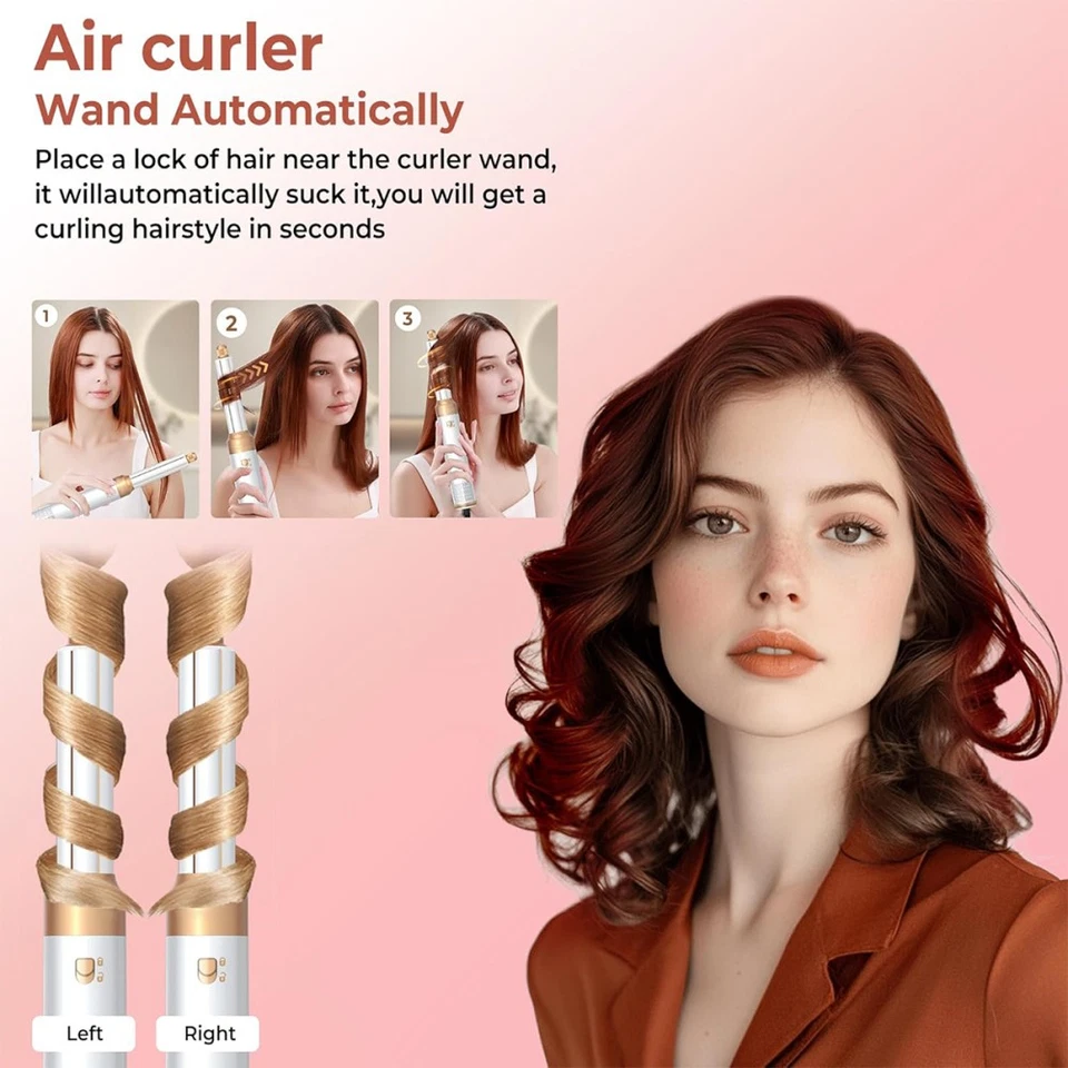 6 in 1 Multi Hair Styler and Dryer Curly + Coily, Airstyler, Curling Iron HOT TOP - Image 3 of 4