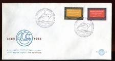 Netherlands Refugee Transport ICEM 1966 FDC. Gravenhage Ship First day cover