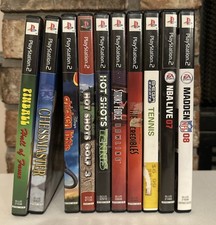 Ps2 Playstation 2 Lot Of 10 Family Games Hot Shots Tennis/Golf/Incredibles/More