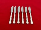 Set of 6 Gorham Sterling Silver Greenbrier Butter Spreaders LX-10