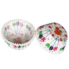  100PCS Christmas Cupcake Liners Cupcake Wrappers Oil-proof Printing Paper