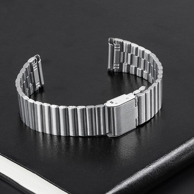 10-20mm Premium Stainless Steel Metal Watch Bands Strap Vintage Bracelet