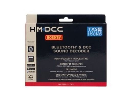 Hornby R7322 HM7000-21TXS Bluetooth & DCC Sound Decoder 21-pin OO Gauge