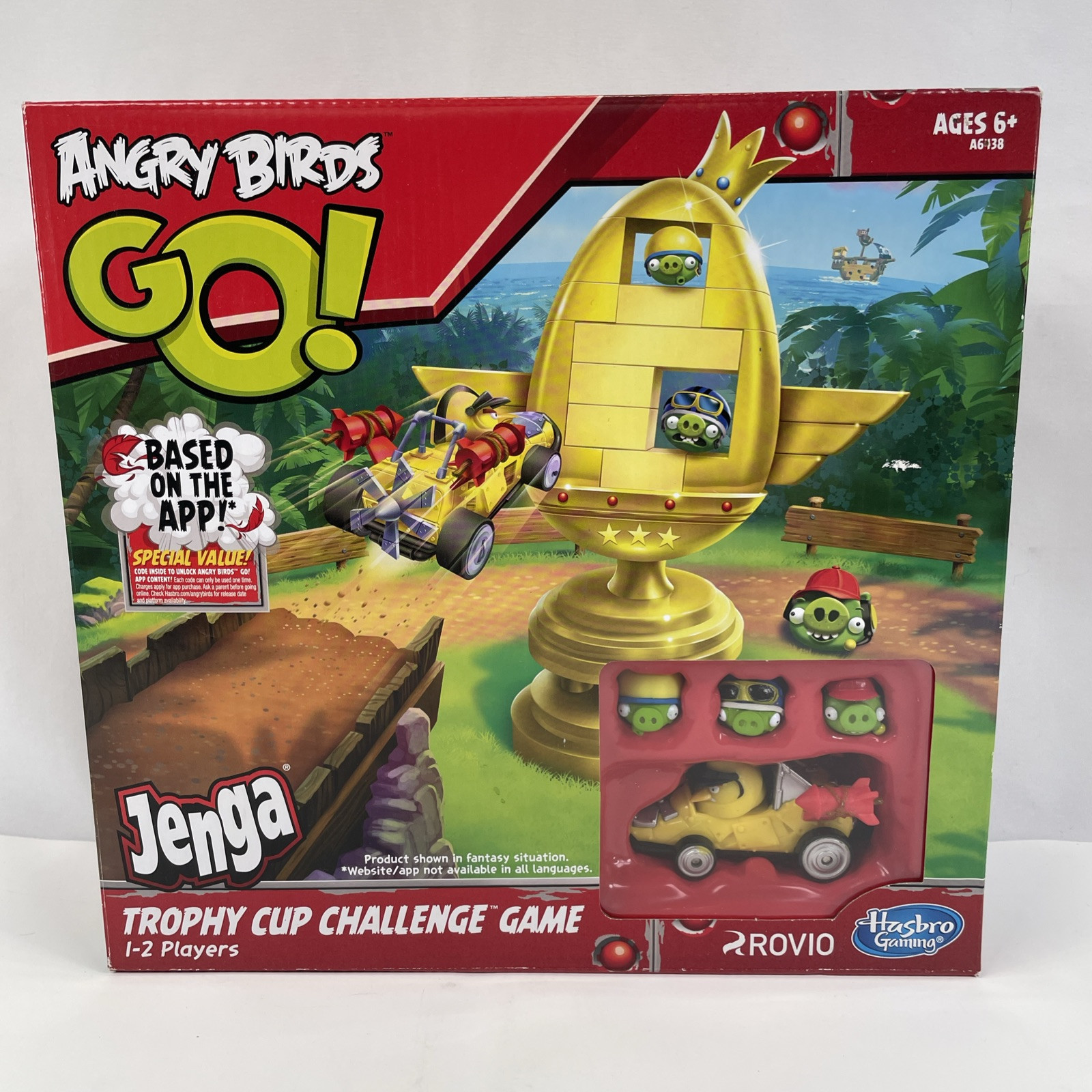 Angry Birds Go! Trophy Cup Challenge Game 2013 Edition Hasbro Gaming - SEALED