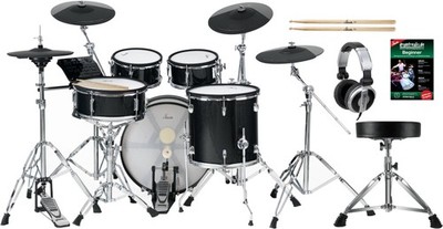 Elektronisches XDrum DD-670 Schlagzeug E-Drum Set Mesh Holzkessel Hocker Sticks