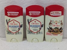 Old Spice - Wilderness Antiperspirant Deodorant for Men Lavender - 2.6 Oz 3 Pack
