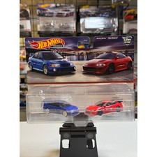 Hot Wheels Premium 2 Pack Mitsubishi Lancer Evolution Vi 95 Ecliipse Hkf59
