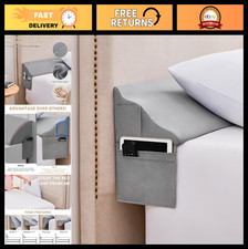 King Bed Wedge Pillow Gap Filler for Headboard, Soft Washable Triangle Support 7