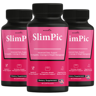 (3 Pack) Slimpic Advanced Energy & Fitness Formula VItamin Slim Pic Capsules