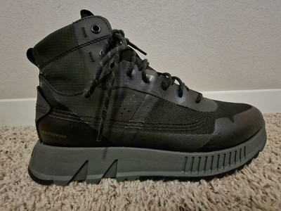 Sorel Mac Hill Lite Mid WP Boot Black Quarry Waterproof Leather Mens 10.5