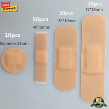 100PCS Waterproof Adhesive Bandages Breathable First Aid Plaster Strips
