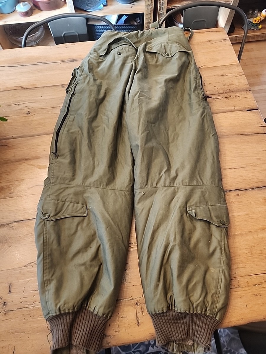 40s WW2 US Army Air Force Type A-11-A Flight Pants Sz 30 1944 W