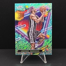 Jeremy Sochan 2023-24 Topps Cosmic Chrome Basketball Aqua Equinox /149 - Spurs