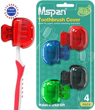 Toothbrush Head Cover Cap Protective Plastic Clip for Household Travel Mspan