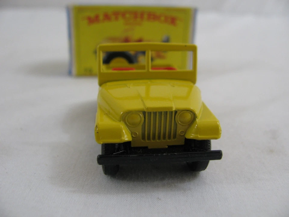 Vintage Lesney Matchbox Yellow Standard Willys Jeep #72 New Read! - Image 3 of 4