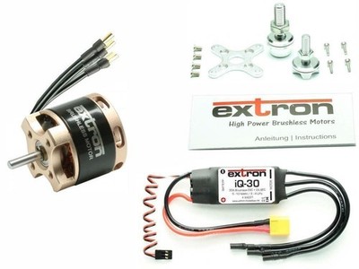 Extron Brushless Motor EXTRON 2212/26 (1000KV) Combo Set + iQ-30 Regler / X4045