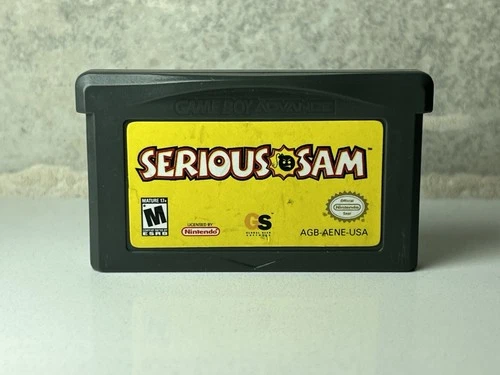 Serious Sam Advance - Nintendo GBA, 2004 - Authentic Cart Only Tested Working