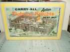 MARX Carry All Action Fighting Knights Play Set 4635 Suitcase Tin Litho 1968 VTG