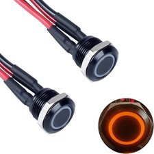 12mm Super Short Metal Momentary Push Button Switch 12V 24V ON Off 4 Pi