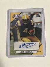 2021 Leaf Pro Set College - Autographs John Emery Jr. #PS-JEJ (AU, RC)