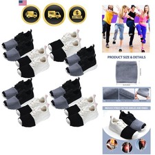 8 Pairs Dance Shoe Covers Over Shoes Socks for Dancer Women