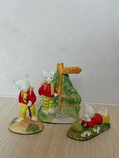 Rupert Bear–Style Figurines