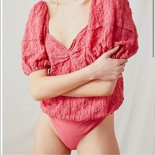 Free People Intimately "Magic Hour" Bodysuit Size XS 16-17 PTP 