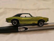 Hot Wheels Custom Camaro 1967 Chevrolet Antifreeze Hong Kong Blk Roof Excellent
