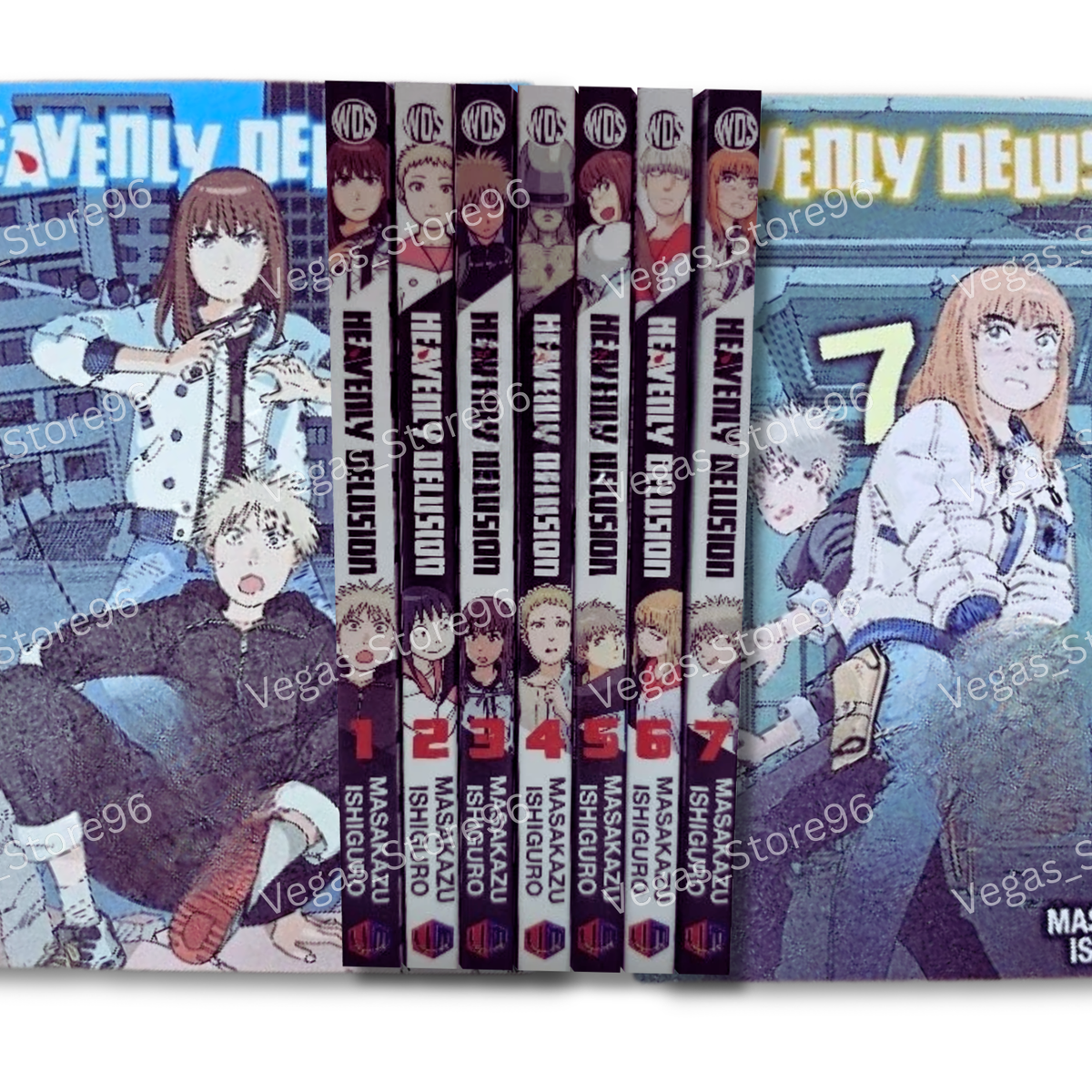 Heavenly Delusion Manga Vol 1-7 Full Set English Comic by Masakazu Heavenly Delusion Manga Vol 1-7 Full Set English Comic by Masakazu