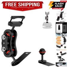 Radar Detector Mount, Aluminum Rearview Mirror Rod Radar Bracket, Suitable fo...