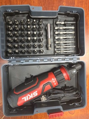 Skil USB Rechargeable 4V Cordless Screwdriver w/ Circuit Sensor Technology + Bit