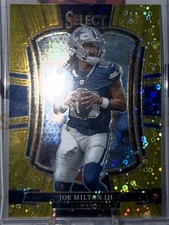 2025 Panini Select- Premier Level Gold Disco Prizm- Joe Milton III /10