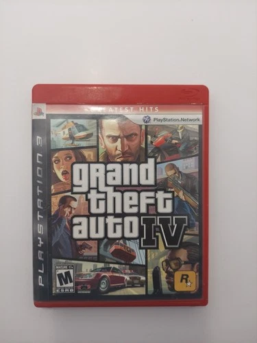 Grand Theft Auto IV (PlayStation 3, PS3) Cib Tested And Working With Map