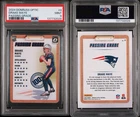 2024 DONRUSS OPTIC PASSING GRADE DRAKE MAYE RC # 4 PSA 9 MINT NE PATRIOTS.