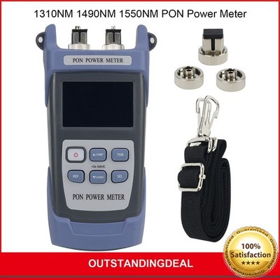 1310NM 1490NM 1550NM PON Power Meter Fiber Optic Power Meter with SC/UPC Adapter