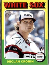 2024 Topps Heritage #337 Declan Cronin Chicago White Sox RC