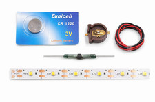 Coach Lighting Kit - White - Latching Reed Switch No Magnet Needed